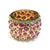 Bochic "Capri" 167 Carat Multi Ruby & Emerald Cuff Set In 18K Gold & Silver For Sale - Image 4 of 18