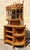 A stunning vintage Coastal dry bar. Gorgeous bent rattan with inset woven rattan panels. Gorgeous mirror hutch on top....