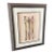 Textile Art With Dimensional Figures — Handcrafted Mixed Media, Custom Ornate Frame, One‑of‑a‑Kind Statement Piece For Sale