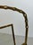 Metal 1940s Faux bamboo bronze and brass magazine rack by Maison Baguès For Sale - Image 7 of 12