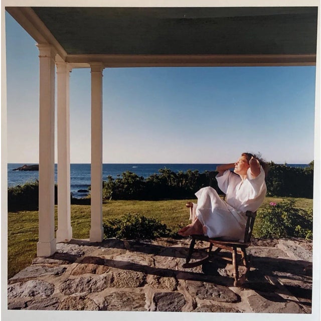 Printmaking Materials Peter C. Jones "Woman in Bathrobe" Large Format Color Photograph, 2001 For Sale - Image 7 of 7