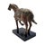 Wood Tang Dynasty–Style Horse Sculpture in Bronze-Patina Metal, 10" For Sale - Image 7 of 15