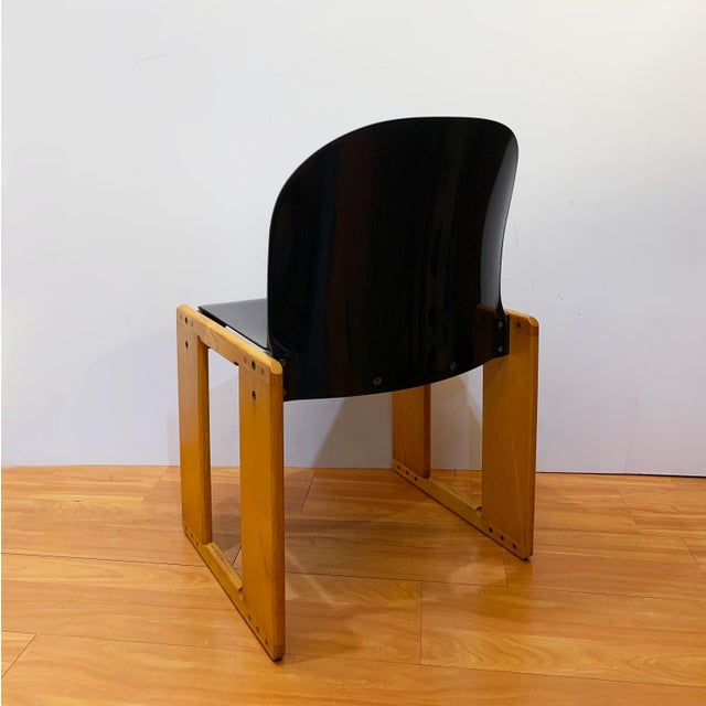 Black A Dialogo Chairs by Afra and Tobia Scarpa for B&B, 1970s, Set of 2 For Sale - Image 8 of 13