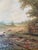 Beautiful 19th Century Pastoral Landscape on Canvas. Signed by Artist C.M. Chase. Depiction of sheep in a surrounding...