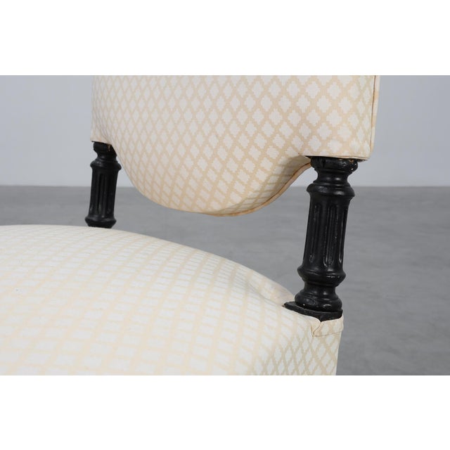 Low Napoleon III Chair, France, 19th Century For Sale - Image 9 of 11