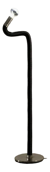 Italian Metal and Rubber Reading Lamp, 1970s