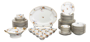 Haviland Limoges "Jewel" Dinner Service, 82 Pcs.