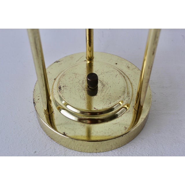 Robert Sonneman Robert Sonneman Style "Saturn" Brass Finish Desk Lamp For Sale - Image 4 of 13