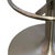 Stainless Steel Bar Stool with Leather Seat by Leo Thafvelin Johanson, Sweden For Sale - Image 4 of 9