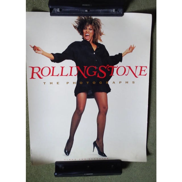 1980s "Tina Turner Rolling Stone The Photographs" Art Poster Chairish