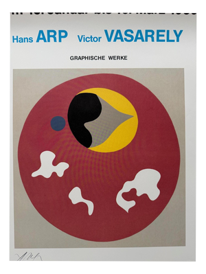 Hans Arp, Exhibition Poster, 1980s, Paper