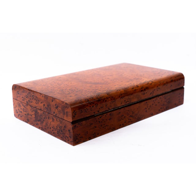 Maple Wood Cigarettes Box, Vienna, Austria, 1950s For Sale - Image 4 of 14