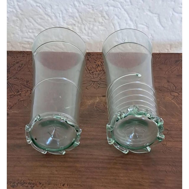 Transparent Pair of Early Glass Beakers, 17th Century. For Sale - Image 8 of 8