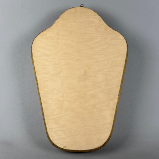 Antique Wooden Crucifix in Gilded Glass Case with Green Velvet, 1930s For Sale - Image 6 of 12