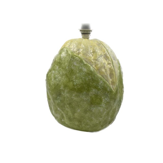 Ceramic Cauliflower-Shaped Table Lamp, Italy, 1970s For Sale - Image 3 of 17