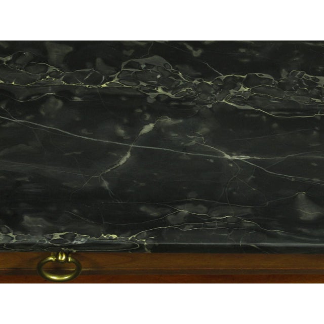 Tan 1970s Neoclassical Console by Baker For Sale - Image 8 of 10