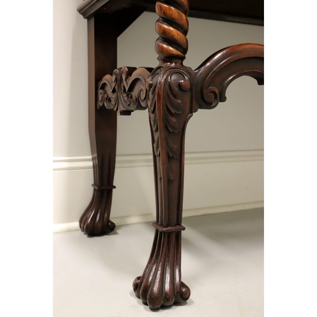 Brown Rockford Antique Carved Walnut French Gothic China Display Cabinet For Sale - Image 8 of 12