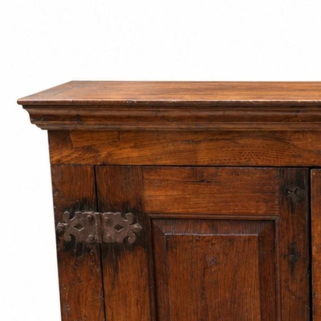 Furniture - Rustic cabinet - 19th century. Portuguese, 19th century, made of chestnut wood with two paneled doors. Iron...