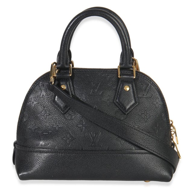Louis Vuitton Black Monogram Empreinte Neo Alma BB For Sale - Image 4 of 9