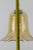 Vintage Bell-Shaped Glass and Brass Pendant Lamp For Sale - Image 15 of 17