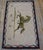 1950s Ivory Vintage American Folk Art Horse Weathervane Carpet 2'x3' 4" Wool Pile Hooked Equestrian Rug For Sale - Image 10 of 11