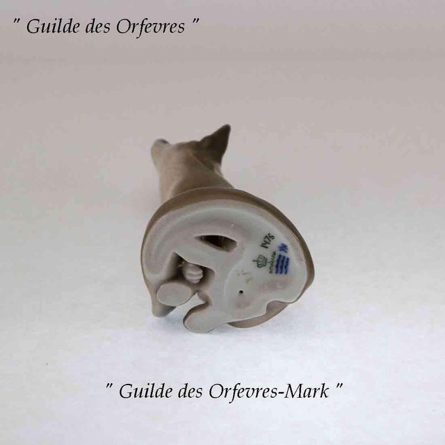 1960’s Vintage Royal Copenhagen Sitting Fox Figurine For Sale In New York - Image 6 of 6