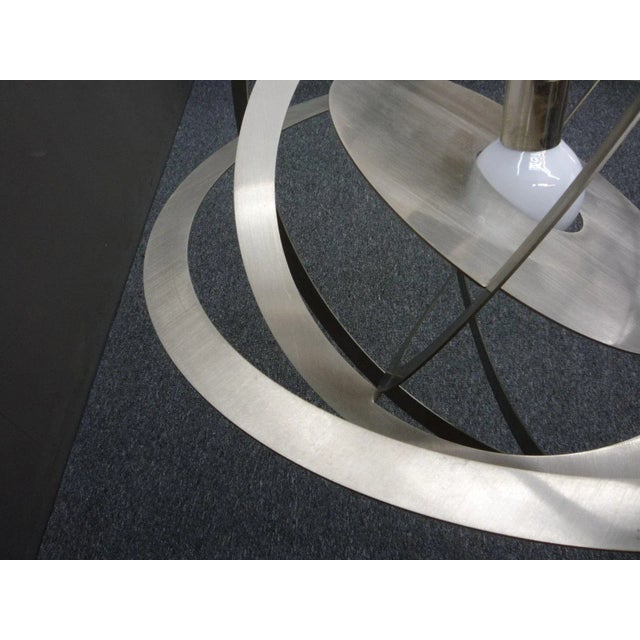 Bauhaus Stainless Steel Ceiling Lamp by Josef Albers for Tecta, 1926s For Sale - Image 6 of 11