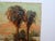 Small Mid 20th Century Desert Palm Trees Landscape Painting For Sale - Image 4 of 7