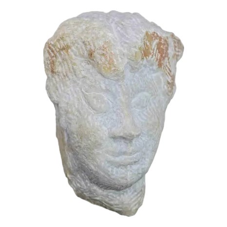 Sirio Pellegrini, Head of Boy, Marble Sculpture, 1960s For Sale