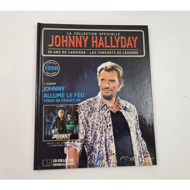 Johnny Hallyday's 50 Year Career the Official Book Collection French Edition For Sale - Image 9 of 12