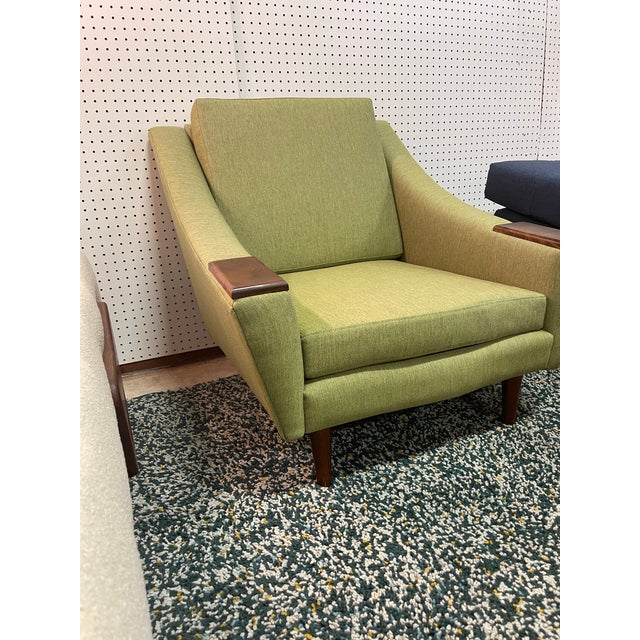 Mid-Century Modern Newly Upholstered Adrian Pearsall Inspired Lounge Chair For Sale - Image 3 of 6