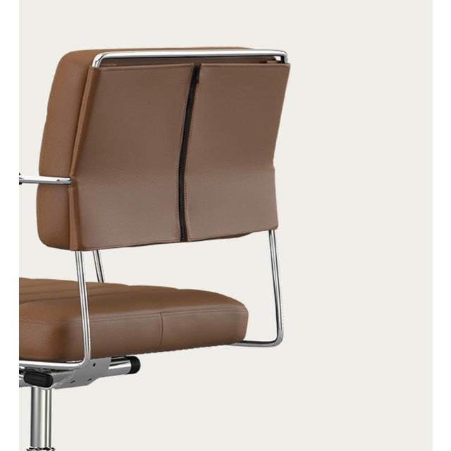 Not Yet Made - Made To Order One Collection Time Chair in Chrome and Upholstery from Henrik Tengler For Sale - Image 5 of 12