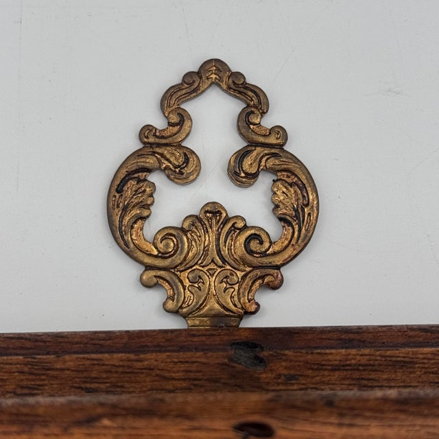 Wood Pair of Italian Framed Antique Style Maps by Ethan Allen For Sale - Image 7 of 12