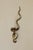 Egyptian Revival Style Engraved Brass Cobra Sconces, Set of 2 For Sale - Image 9 of 18