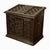 Antique French Medieval Gothic Carved Oak Chest Coffer 17th Century Panels 1679 For Sale - Image 4 of 16