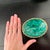 Amma Malachite Bowls With Brass Rim Detailing - a Pair For Sale - Image 4 of 6