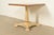 Mersman Hollywood Regency Cherry Wood and Cream Lacquered Pedestal Tea Table or Occasional Side Table by Mersman, Circa 1960s For Sale - Image 4 of 10