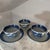 Blue Late 20th Century Mottahedeh Vista Alegre Blue Canton Porcelain Teacup & Saucer Set - 5 Pieces For Sale - Image 8 of 10