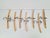 Postmodern Coat Hangers in Brass and Bentwood, 1980, Set of 7 For Sale - Image 11 of 11