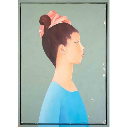 2000 - 2009 Viola, Oil Painting on Canvas, 2000 For Sale - Image 5 of 5