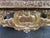 Baroque-Style 22k Gold Leaf Carved Coffee Table With Black Stone Top For Sale - Image 13 of 13