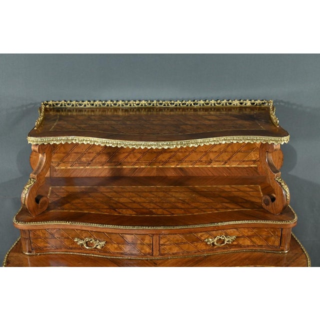 2nd Part 19th Century Tiered Desk For Sale - Image 4 of 18