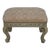 Weiman Georgian Style Paint Decorated Carved Upholstered Seat Bench For Sale