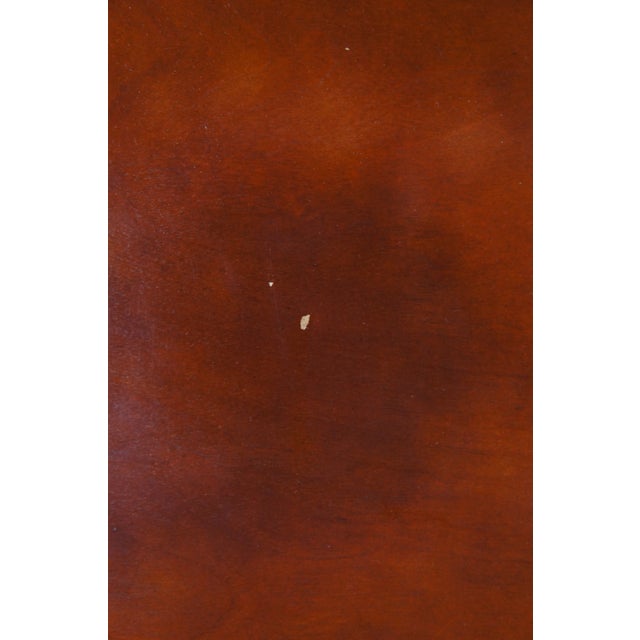 Late 20th Century 2 Bombay Company British Colonial Chinoiserie Faux Bamboo Mahogany Side Tables For Sale - Image 11 of 14