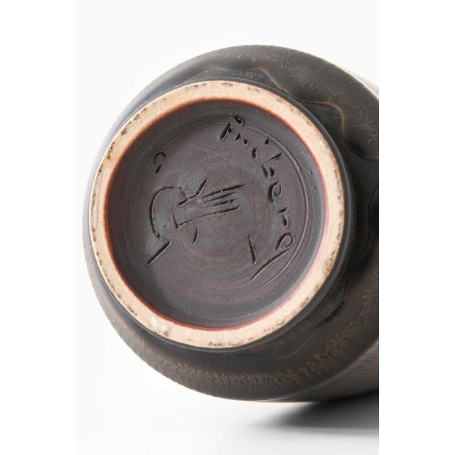 Scandinavian Modern Vase in Ceramic by Berndt Friberg, 1965 For Sale - Image 6 of 7