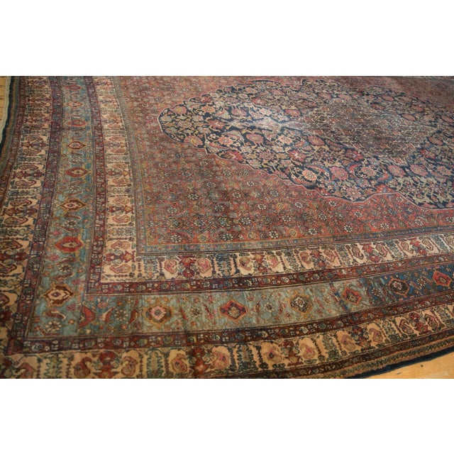 Old New House Vintage Bibikabad Carpet - 11'4" X 16'9" For Sale - Image 4 of 12