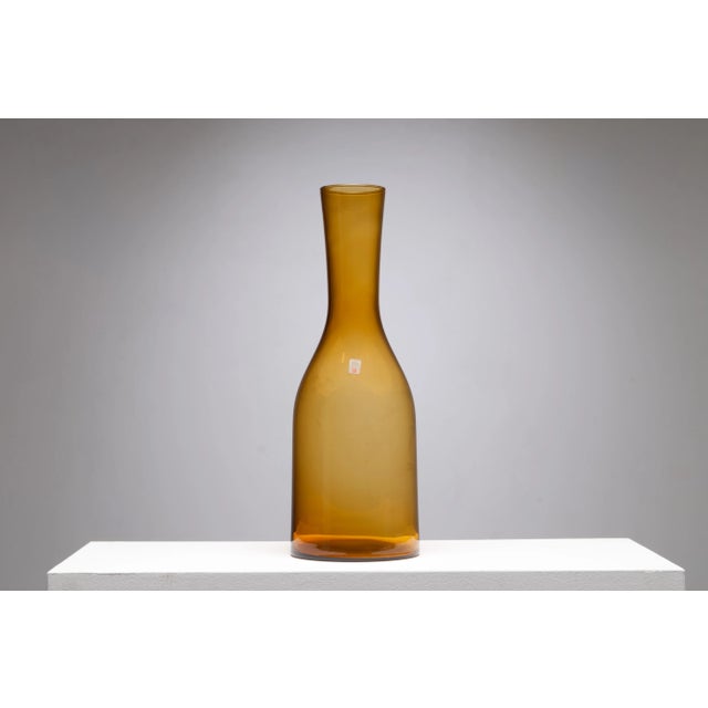 Vintage Vase by Otto Brauer for Holmegaard, 1960, in Very Good conditions. Designed 1960 to 1969 This piece has an...