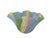 Art Glass Ruffled Decorative Bowl For Sale - Image 11 of 12