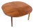 1960s Uncommon Danish Modern Two-Way Walnut Expandable Dining Table For Sale