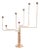 Vintage Danish Candelabra in Brass by Piet Hein, 1950s For Sale